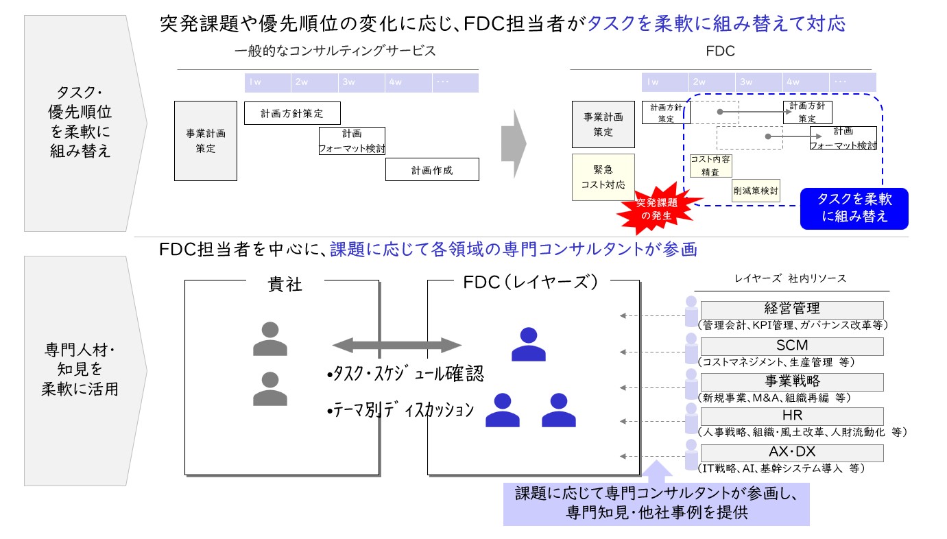 【図3】レイヤーズのFDC支援モデル